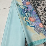 KAIN PASANG URAGIRI SATIN PRINTED 3.5M BIDANG 60 | Kain pasang Batik Cotton | DOBBY SILK PREMIUM 4 M