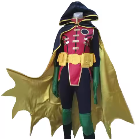 Cosplay Red Robin Tim Drake Damian Timmy Halloween Uniform Cosplay Costume Custom Made Any Size