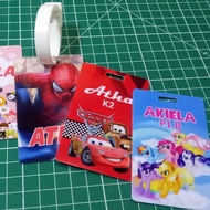 GANTUNGAN Bag tag/luggage tag/luggage Hanger/name tag/custom name luggage tag, School Bag label