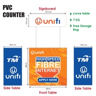 Promotion Booth Unifi Promotion Counter Unifi Promotion Table Unifi (Ready Design) | Ennilla Studio