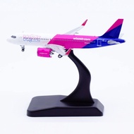 JC Wings 1: 400 Wings Airlines Airlines A320NEO HA-LJE Alloy Aircraft Model