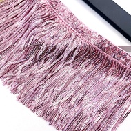 1Yard Ruy Băng Thêu Ren Tua Rua Kim Sa Trang Trí Tua Rua Váy Khiêu Vũ Phụ Kiện May Trang Trí Quần Áo