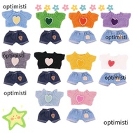 OPTIMISTI Doll Clothing Accessories, Replacement Miniature Plush Doll Clothes, Multiple Styles Acces