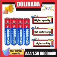 Dolidada 1.5v AA 9800mah Rechargeable Battery Batteries Alkaline Battery [Real storage capacity]