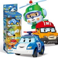 Original New Korea Toys Robocar Poli Transformation Robot Poli Amber Roy Car Model Anime Action Figu
