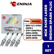 【READY STOCK】NGK 94167 Laser Iridium Spark Plug For Honda City GM6 T9A / Honda Jazz GK5 T5A/ Honda B