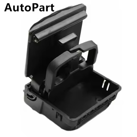 NEW Black Color 1PCS Central Console Armrest Rear Cup Drink Holder Part For VW Jetta MK5 5 Golf MK6 