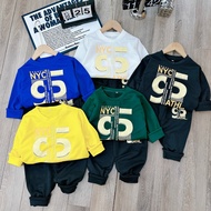 Autumn winter fleece clothes for boys 14-45kg NYC model. Elastic, airy material. D18