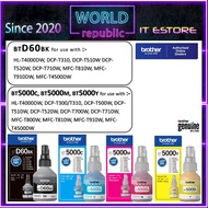 Brother Original BTD60BK Black BT5000C Cyan BT5000M Magenta BT5000Y Yellow BT5000 BTD60 T310 T510W T