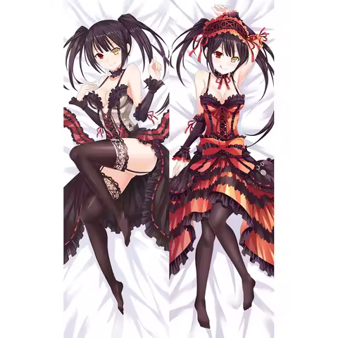 DATE A LIVE Tokisaki Kurumi Japanese Anime Hing Body Pillow Cover Case Bedding Dakimakura Pillowcase