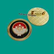 Dharma wanita brooch - dharma wanita Pin, diameter 3 cm