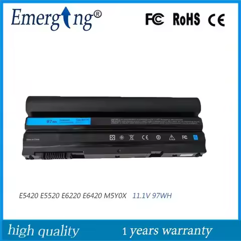 M5Y0X T54FJ N3X1D P9TJ0 Laptop Battery For Dell Latitude E6420 E6520 E5520 E5420 E6430 E6530 NHXVW P