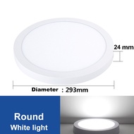 LED Downlight Surface Downlight 18W 24W 30W Black White Lampu downlight siling plaster Home Lighting