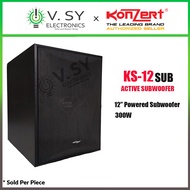 Konzert KS-12SUB 300W 12" Powered Subwoofer