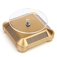 []Solar Display Stand  Solar-Powered Rotating Turntable Watch Cosmetics Display Stand QWYC
