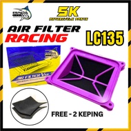 ESPADA RACING AIR FILTER V KIT LC135 V1-V8 LC LCV8 LC FI YAMAHA AIR FILTER UMA ESR