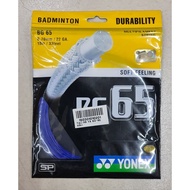 ORIGINAL YONEX BG 65 BADMINTON RACKETTALI