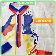 Philippine Costume for Kids Boys Barong Map & flag Design United Nation UN buwan ng wika costume