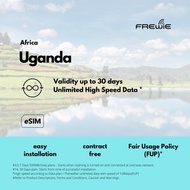 Unlimited* Uganda eSIM Data Roaming (*FUP) | QR delivered via email