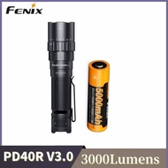 Fenix PD40R V3.0 High-performance Rechargeable LED Flashlight 3000Lumens With Battery   Troch For