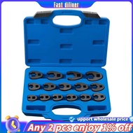 In stoick-15pcs 8-24mm Crow Foot Open End Wrench 1/2 3/8 Inch Drive Spanner Multifunctional Crowfoot