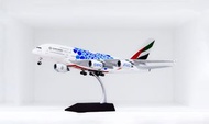 [World Expo 2020] GeminiJets 1:200 阿聯酋航空空中巴士A380合金飛機模型 [2020年世界博覽會] 1/200 Emirates Airbus A380 Dieca
