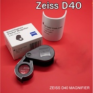 Zeiss D40 Magnifier German World's Top 1 Pocket Loupe 10X Zoom In Popular Magnifier For Viewing Jewe