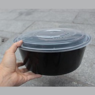 圓形4500ml/5000ml一次性透明/奶白黑色盆超大外賣打包盒酸菜魚盆