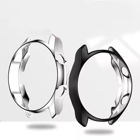 For Samsung Galaxy Watch 3 41mm 45mm Shiny Case TPU Cover Screen Protector