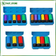 [Wishshopelxn] Wheel socket set, 17mm, 19mm, 21mm metric fine socket set, socket set,