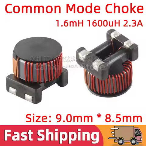 5pcs SMT SMD Common Mode Choke Coil Inductor Inductance 1600uH 2.3A 1.6mH Magnetic Ring Filter CYSCM
