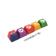 Popular PBT Sublimation Mario Keycap Mechanical Keyboard Adapt to ikbc Cherry Rab Supplement OEM Hei