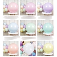 Large size 18 inch pastel balloons for birthday and event decorations