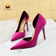 Fashion High-Heeled Shoes Side hollow Woman Pumps Suede Party Women Shoes Stiletto High Heels