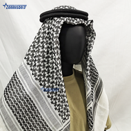 2022 Kepala Penutup Merah Shemagh Arab Scarf Taktikal Palestin Keffiyeh Scarf dengan Tissu