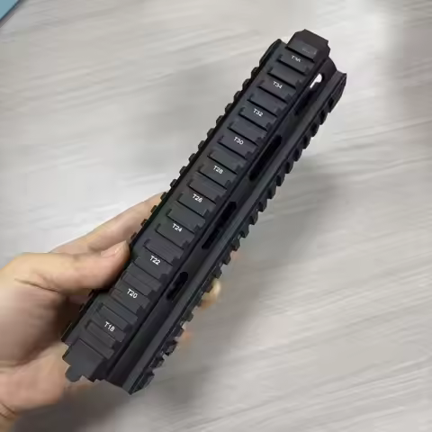 &Nylon 9Inch Rifle HK416 M4 M16 AR10 AR15 M-Lok Mlok M-LOK Handguard Rifle Scope Mount with Steel Nu