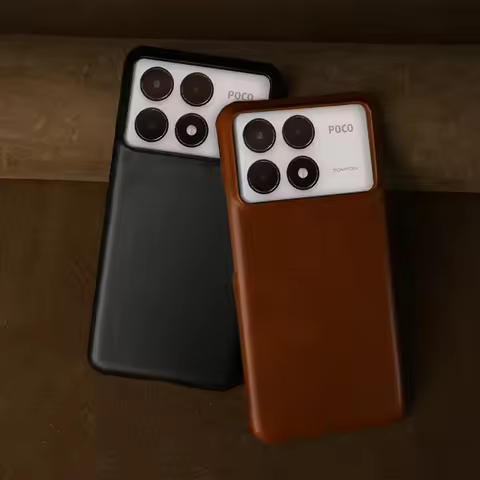Business Oil Wax Genuine Leather Case For Poco F8 Ultra F5Pro POCO X6Pro M5 M6Pro X4 X5 F2Pro Cover 