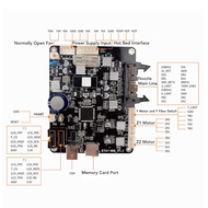 เมนบอร์ดเครื่องพิมพ์3D เมนบอร์ดเครื่องพิมพ์3D 8-35V สำหรับ ET5X Anet