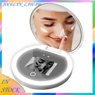 [5GPH]UV Smart Sunscreen Makeup Mirror Mini Pocket UV Sunscreen Detection Mirror Portable Travel Mak