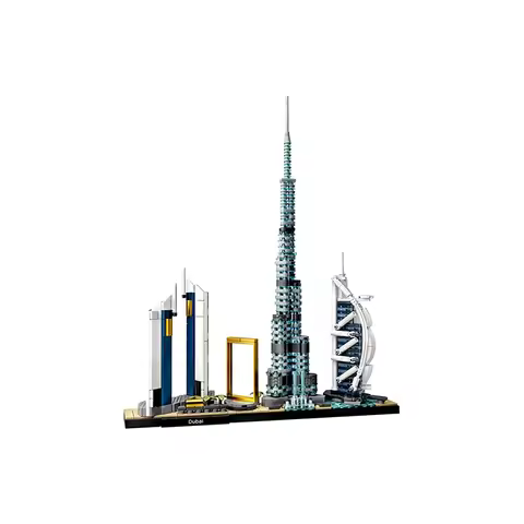 LEGO Architecture Collection Dubai Skyline Plastic Building Blocks 601 1000pcs 21052 21052-1