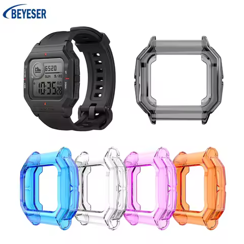 Suitable for Huami Amazfit Neo Soft TPU Protective Case Frame Shell Shockproof Protector Cover Full 