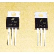 10Pcs Original 2SA940 2SC2073 Transistor A940 C2073 TO-220