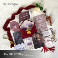KPS05 | Keepsake Wedding Vows | Handmade Aesthetic Invitation (Shanti Dhyana)