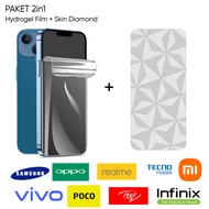 Premium Hydrogel REALME C67 C51 C55 C53 Free Skin Diamond for REALME C Series