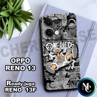 CC3/ Flexible rubber softcase for OPPO RENO 13 AND OPPO RENO 13F/LUFFY ANIME Motif/OPPO RENO 13 case