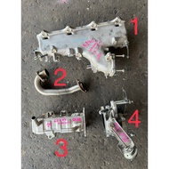 Intake Pipe Set Egr Pulley Key Chain TOYOTA Revo For 1gd 2.8cc Engine Or 2GD 2.4cc Removed Genuine 1