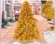 Artificial Christmas tree Classic Christmas Tree Realistic Natural Branch Christmas Artificial Christmas Tree 4Ft/5Ft/6Ft/7Ft/8Ft(Color:Gold,Size:4ft/120cm) (Gold 4ft/120cm)