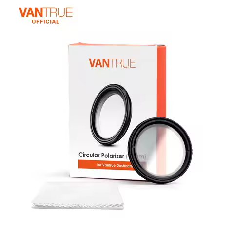 Vantrue 40mm Ultra-Slim CPL Circular Polarizer Filter for Vantrue E1 E2 E3 E1 Lite N5 Dash Cam Reduc