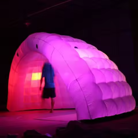 5mW Half Dome Inflatable Tent with LED Lights Inflatable Party Tent Wedding Tent Exhibition Stall Te