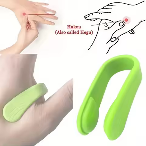 Mini Hukou Finger Joint Tiger Point Massage Clip Portable Hand Meridian Massager Acupressure Clip Fo